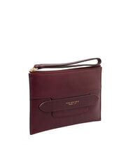 THE BRIDGE LUCREZIA Pochette con polsierina in pelle grape abb. oro - Borse Donna - 2