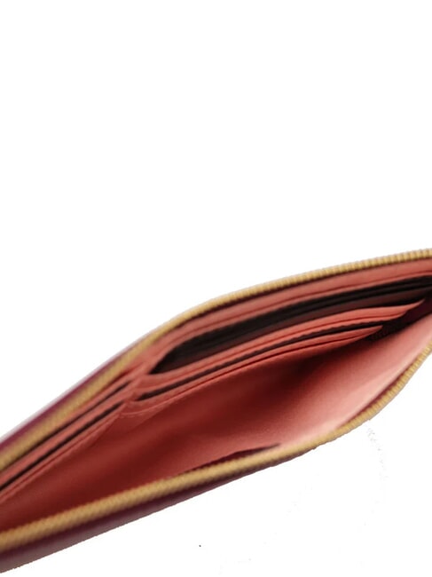 LUCREZIA Pochette con polsierina in pelle grape abb. oro - Borse Donna