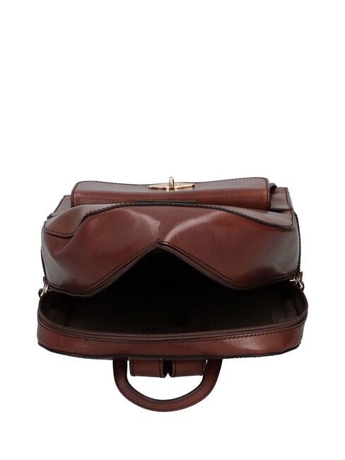 BARBARA Zaino in pelle liscia MARRONE - Borse Donna