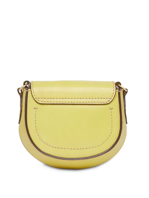 BETTINA Borsa mini in pelle a tracolla lime with gold - Borse Donna