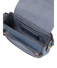 THE BRIDGE BETTINA Borsa mini in pelle a tracolla ceruleo abb.oro - Borse Donna - 4