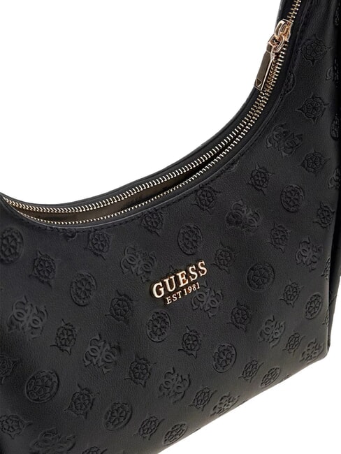 PHOEBE Borsa a spalla black logo - Borse Donna