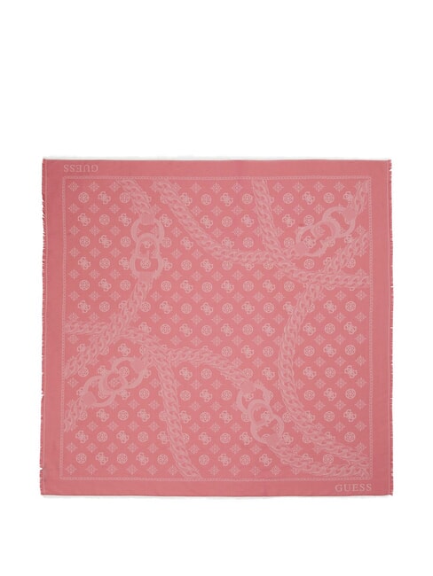 JACQUARD  Sciarpa dark rose logo - Sciarpe