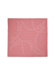 GUESS JACQUARD  Sciarpa dark rose logo - Sciarpe - 2