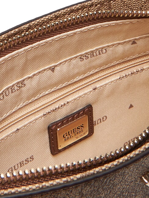 NOELLE 2 Chain Mini Bag a spalla latte logo/brown - Borse Donna