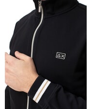 SUN68 HERITAGE Felpa full zip nero - Felpe Uomo - 4