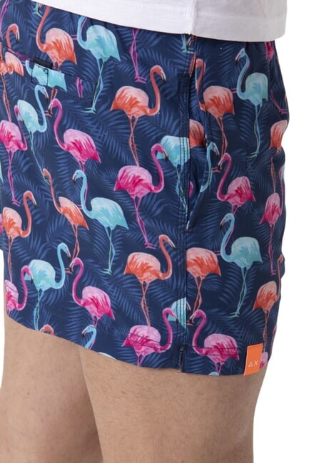 BIG PRINT Costume uomo da mare navy blue/azzurro - Costumi da bagno Uomo