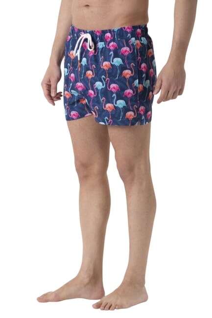 BIG PRINT Costume uomo da mare navy blue/azzurro - Costumi da bagno Uomo