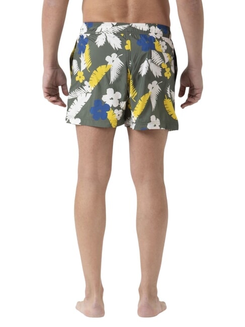 CLASSIC PRINT Costume uomo da mare militare / giallo - Costumi da bagno Uomo