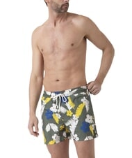 SUN68 CLASSIC PRINT Costume uomo da mare militare / giallo - Costumi da bagno Uomo - 3