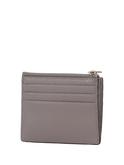 CAMELIA Portacard / Portamonete in pelle stucco gray - Portafogli Donna