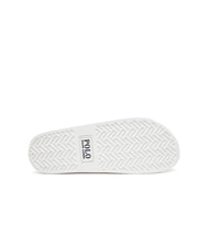 RALPH LAUREN POLO SLIDE Ciabatte ceramic white - Scarpe Unisex - 6
