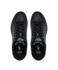 RALPH LAUREN HERITAGE COURT II  Sneakers in pelle black/soft grey pp - Scarpe Unisex - 5