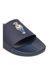 RALPH LAUREN POLO SLIDE Ciabatte heritage bear - navy - Scarpe Unisex - 4