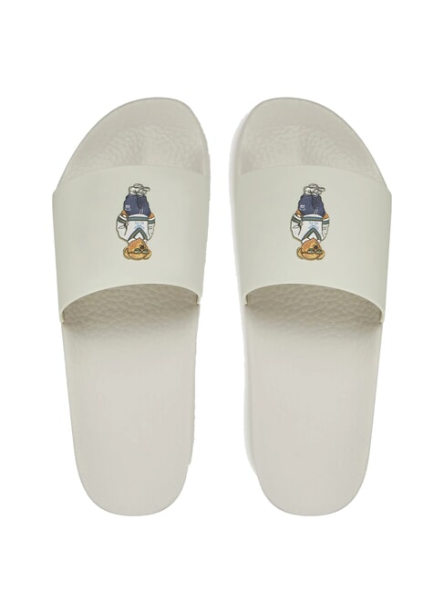 POLO SLIDE Ciabatte heritage bear - deckwash white - Scarpe Unisex