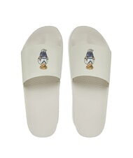 RALPH LAUREN POLO SLIDE Ciabatte heritage bear - deckwash white - Scarpe Unisex - 5