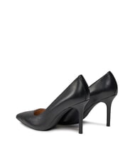 RALPH LAUREN LINDELLA  D&eacute;collet&eacute; alte in pelle NERO - Scarpe Donna - 5