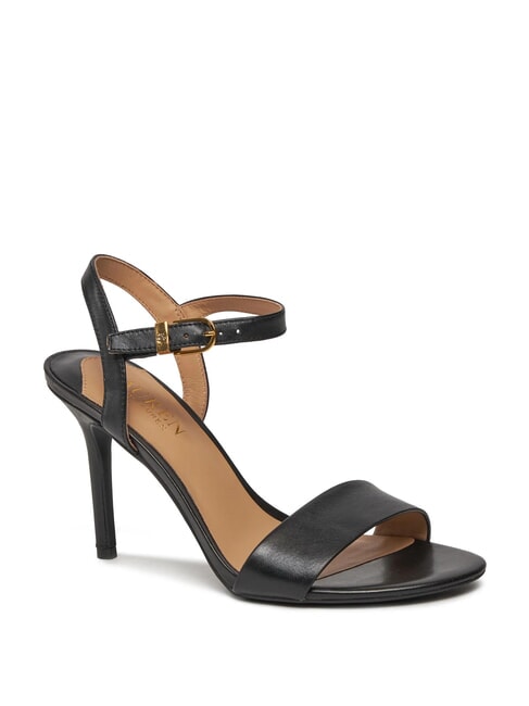 GWEN Sandali alti in pelle NERO - Scarpe Donna