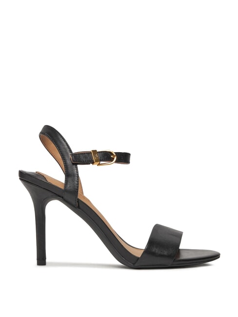 GWEN Sandali alti in pelle NERO - Scarpe Donna