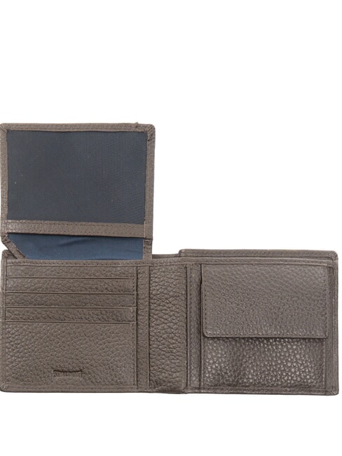 SNAP Portafoglio medio in pelle martellata testamoro - Portafogli Uomo