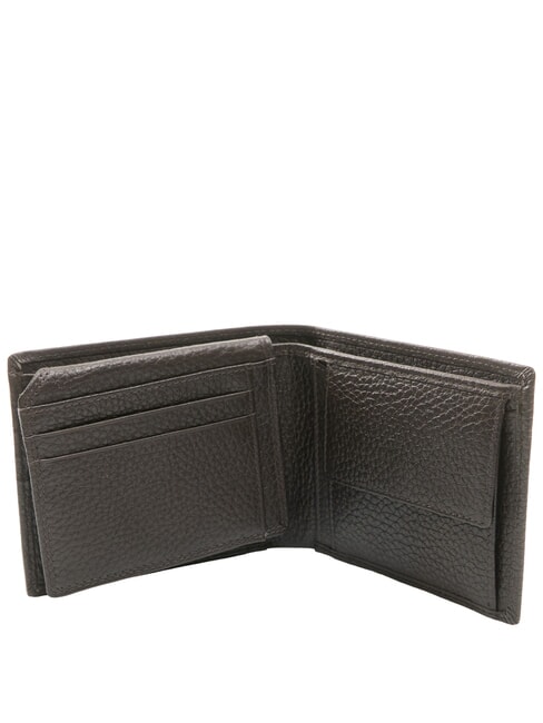 SNAP Portafoglio medio in pelle martellata testamoro - Portafogli Uomo