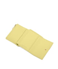COCCINELLE METALLIC SOFT Small wallet in textured leather lime wash - Portafogli Donna - 2