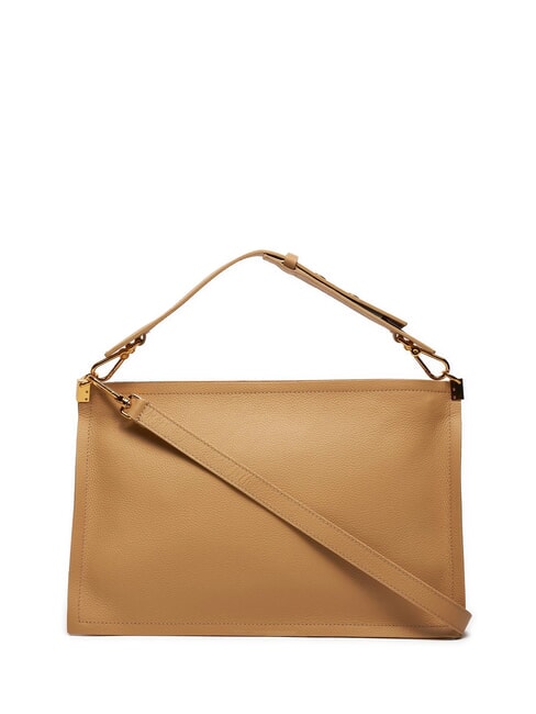 SNIP Borsa a spalla in pelle martellata fre.beige/sunri - Borse Donna