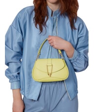 COCCINELLE HIMMA Borsa mini pelle martellata lime wash - Borse Donna - 5