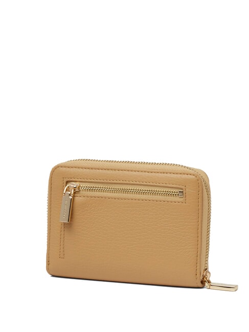 METALLIC SOFT metallic soft portafoglio pelle martellata Zip Around Wallet fresh beige - Portafogli Donna