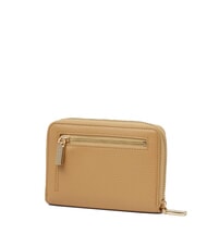 COCCINELLE METALLIC SOFT metallic soft portafoglio pelle martellata Zip Around Wallet fresh beige - Portafogli Donna - 3