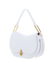 COCCINELLE MAGIE SOFT Borsa a spalla in pelle con tracolla brillant white - Borse Donna - 2
