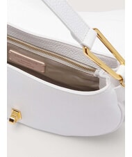 COCCINELLE MAGIE SOFT Borsa a spalla in pelle con tracolla brillant white - Borse Donna - 4