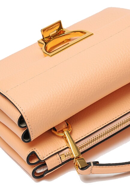 ARLETTIS Hand bag in pelle martellata sunrise - Borse Donna