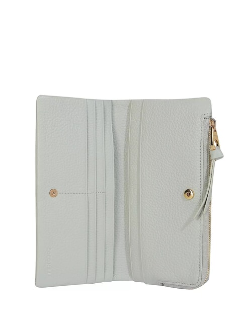 SOFTY Portafoglio in pelle martellata celadon green - Portafogli Donna