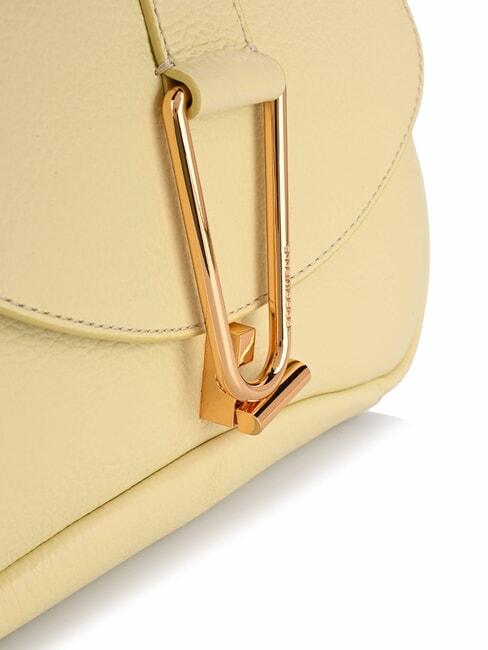 HIMMA Borsa a mano pelle martellata lime wash - Borse Donna