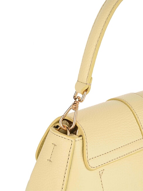 HIMMA Borsa a mano pelle martellata lime wash - Borse Donna