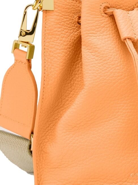 HYLE Mini Secchiello a tracolla, in pelle sunrise - Borse Donna