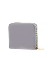 COCCINELLE METALLIC SOFT Small leather wallet light grey - Portafogli Donna - 3