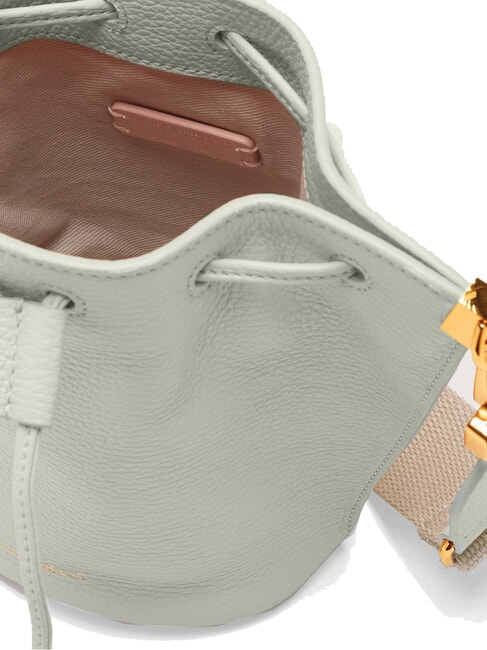 HYLE Mini Secchiello a tracolla, in pelle celadon green - Borse Donna