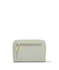 COCCINELLE METALLIC SOFT metallic soft portafoglio pelle martellata Zip Around Wallet celadon green - Portafogli Donna - 3