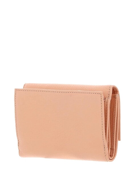 METALLIC SOFT Portafoglio bifold pelle martellata sunrise - Portafogli Donna