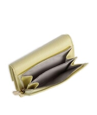 COCCINELLE METALLIC SOFT Portafoglio bifold pelle martellata lime wash - Portafogli Donna - 2
