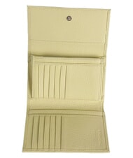 COCCINELLE METALLIC SOFT Portafoglio bifold pelle martellata lime wash - Portafogli Donna - 3