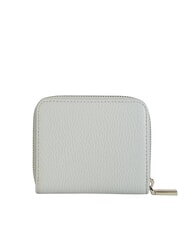 COCCINELLE METALLIC SOFT Small leather wallet celadon green - Portafogli Donna - 3