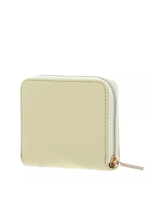 METALLIC SOFT Small leather wallet lime wash - Portafogli Donna