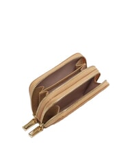 COCCINELLE METALLIC SOFT  Portafoglio zip around piccolo fresh beige - Portafogli Donna - 2
