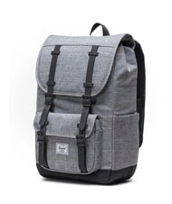 HERSCHEL LITTLE AMERICA MID Zaino porta PC 15,6" RAVEN CROSSHATCH - Zaini Scuola & Tempo Libero - 2