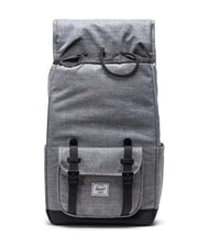 HERSCHEL LITTLE AMERICA MID Zaino porta PC 15,6" RAVEN CROSSHATCH - Zaini Scuola & Tempo Libero - 4