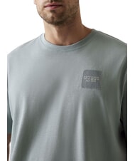 GUESS PATCH AT CHEST  T-Shirt in cotone full grey - T-shirt Uomo - 3