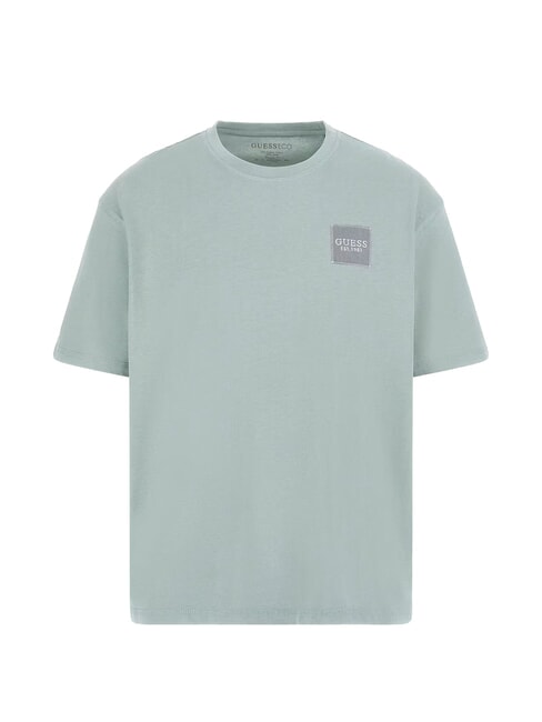 PATCH AT CHEST  T-Shirt in cotone full grey - T-shirt Uomo